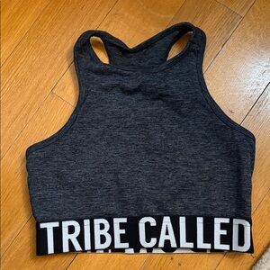 Gray Racerback Sports Bra Y7